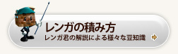 レンガの積み方
レンガ君の解説による様々な豆知識